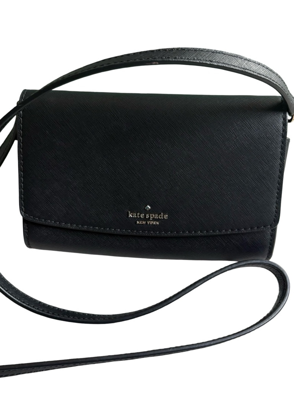 Kate Spade Laurel Way Addison Crossbody  Bag Wallet On Strap Saffiano - Picture 10 of 12